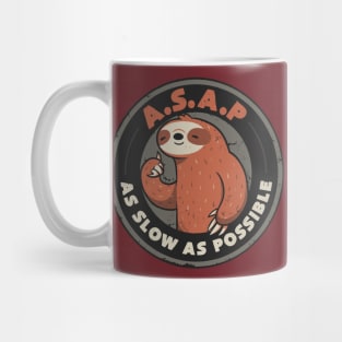 As Slow As Possible - Lazy Cute Funny Sloth Gift Mug